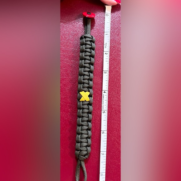 Support our troops handmade bracelet - Picture 2 of 7